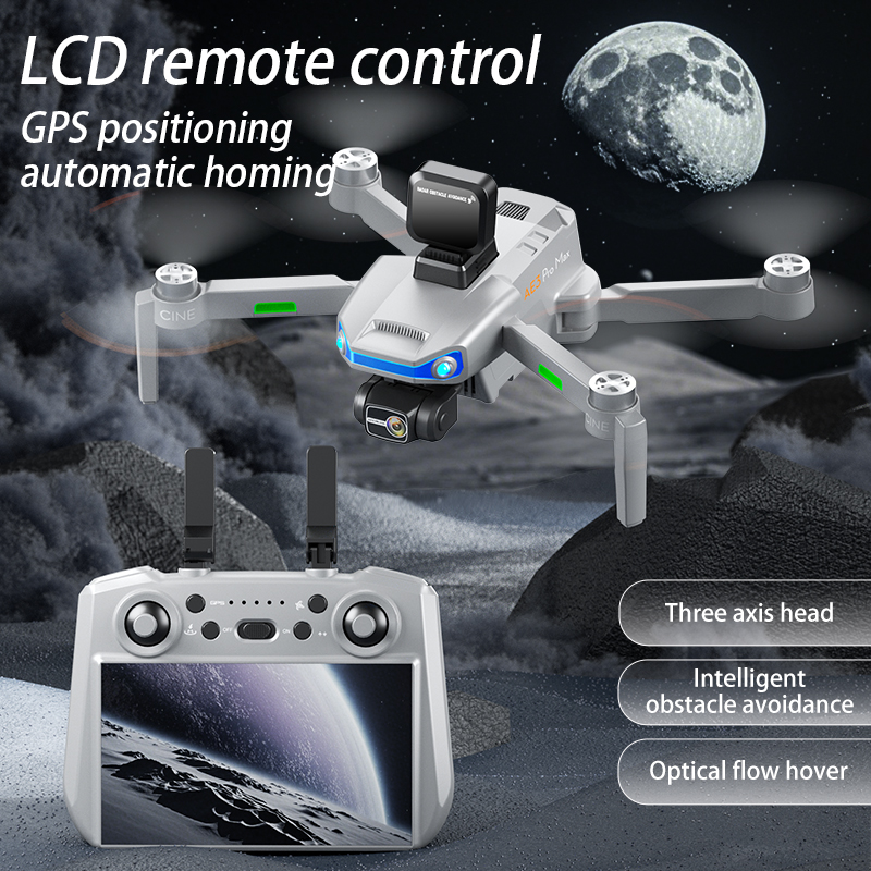 AE3 PRO Max NEW LCD SC GPS Dro - đánh giá và giá Drone Gimbal 3 Axis