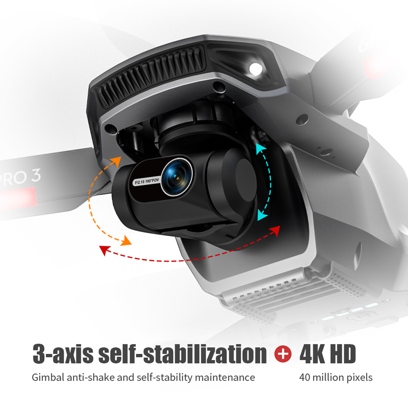 L106 Pro 3 Drone 5G WIFI FPV F - đánh giá và giá Drone Gimbal 3 Axis