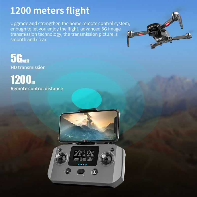 L106 Pro 3 Drone 5G WIFI FPV F - đánh giá và giá Drone Gimbal 3 Axis